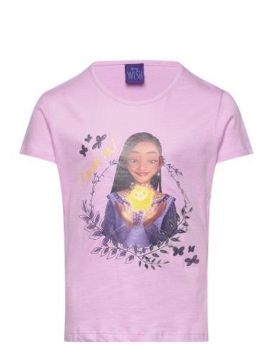 Short-Sleeved T-Shirt Purple Disney