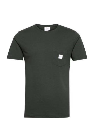 Square Pocket T-Shirt Green Makia