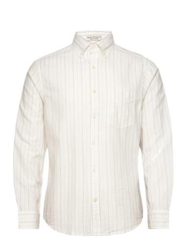 Reg Archive Oxford Stripe Shirt Cream GANT