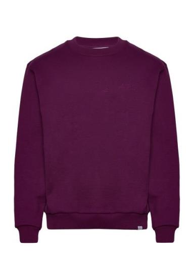 Crew Sweatshirt Purple Les Deux
