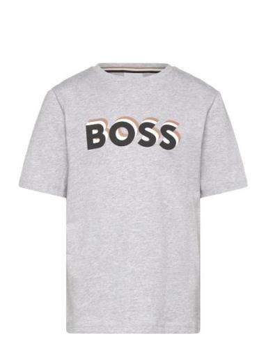 Short Sleeves Tee-Shirt Grey BOSS