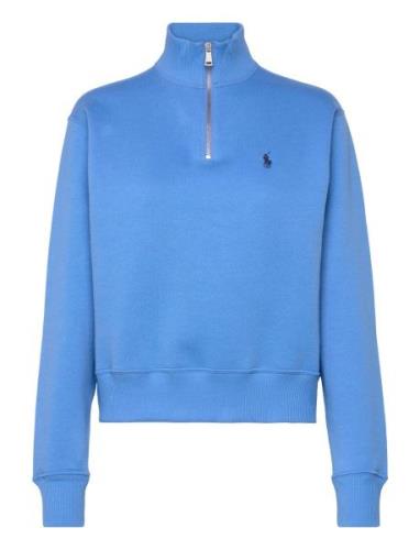 Fleece Half-Zip Pullover Blue Polo Ralph Lauren