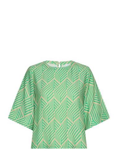 Top In Graphic Print Green Coster Copenhagen