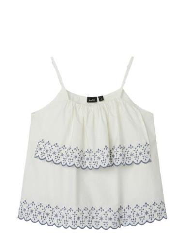 Nlfhyndi Strap Top White LMTD