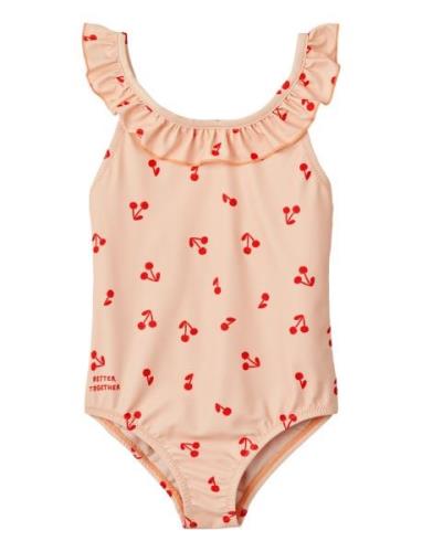 Kallie Printed Swimsuit Pink Liewood