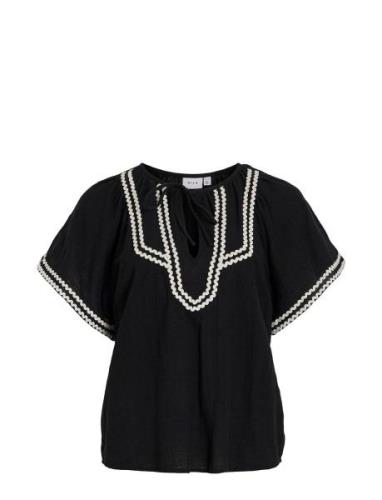 Vimanda S/S Top Black Vila