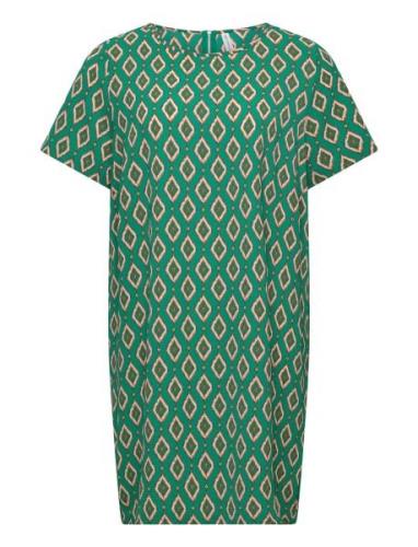 Carlux Life Ss Tunic Dress Green ONLY Carmakoma