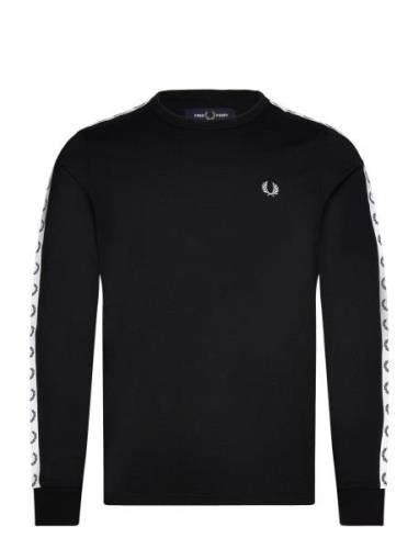 Taped L/S T-Shirt Black Fred Perry