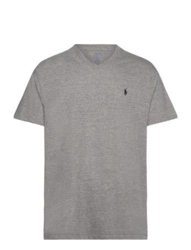 Classic Fit Jersey V-Neck T-Shirt Grey Polo Ralph Lauren