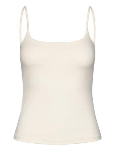 Low-Cut Tank Top Cream Mango