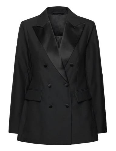 By Malina Classic Tuxedo Blazer Black Malina