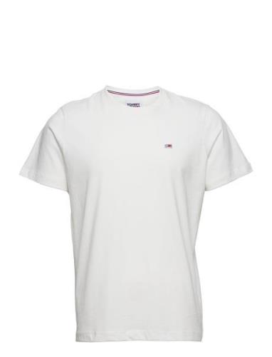 Tjm Slim Jersey C Neck Ext White Tommy Jeans