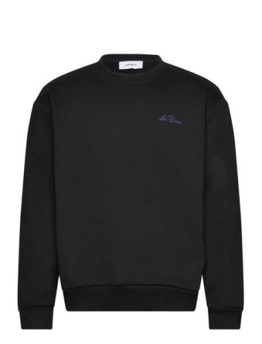 Crew Sweatshirt Black Les Deux