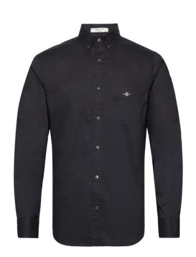 Reg Classic Poplin Shirt Black GANT