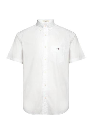 Reg Poplin Ss Shirt White GANT