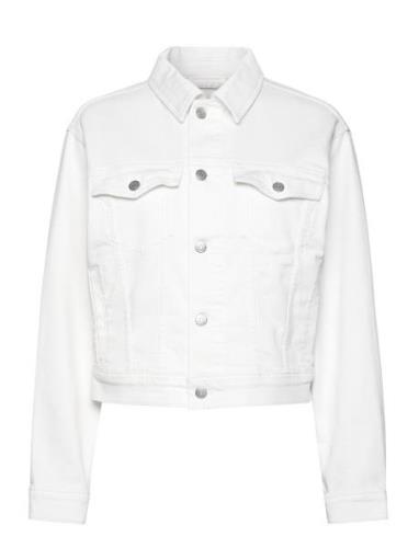 C_Trucker Jacket White BOSS