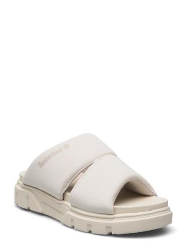 Greyfield Sandal Slide Sandal White Knit White Timberland