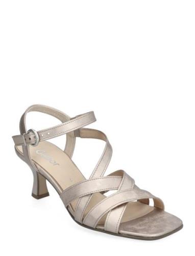 Ankle-Strap Sandal Gold Gabor