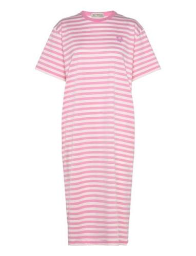 Tasaraita Over D Dress Pink Marimekko