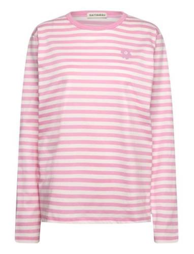 Tasaraita Relaxed Ls Pink Marimekko