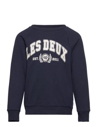 University Sweatshirt Kids Navy Les Deux