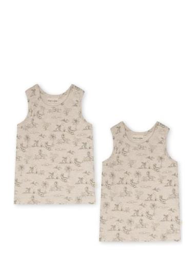 Milas Tanktop 2-Pack Beige That's Mine