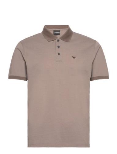 Polo Shirt Brown Emporio Armani