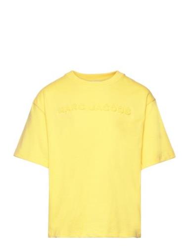 Short Sleeves Tee-Shirt Yellow Little Marc Jacobs