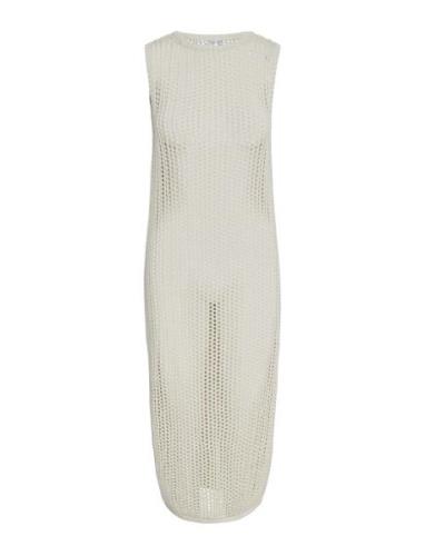 Yasjoani Sl Ankle Knit Dress S. Cream YAS