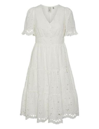 Yaskanikka 2/4 Midi Dress White YAS