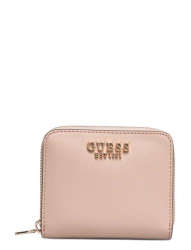 Laurel Slg Small Zip Around Pink GUESS