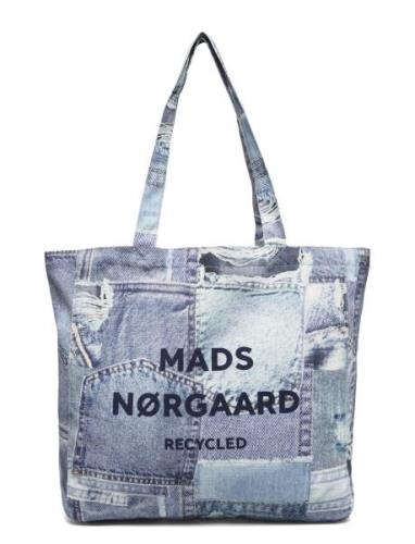 Recycled Boutique Athene Aop Bag Blue Mads Nørgaard