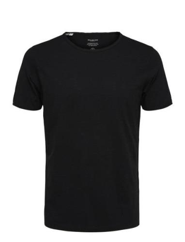 Slhmorgan Ss O-Neck Tee Noos Black Selected Homme