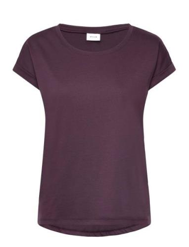 Vidreamers New Pure T-Shirt-Noos Purple Vila