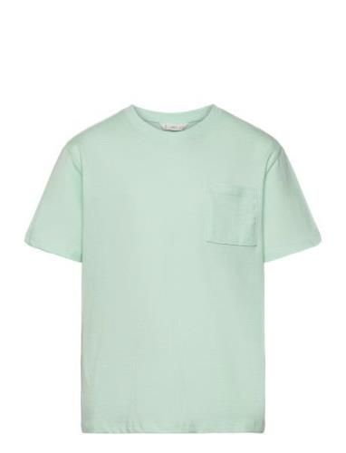 Essential Cotton-Blend T-Shirt Green Mango