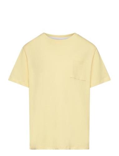Essential Cotton-Blend T-Shirt Yellow Mango