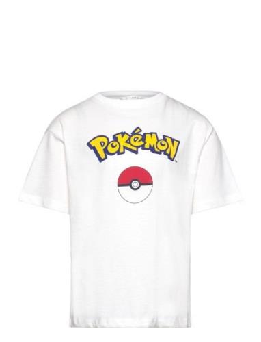 Pokemon T-Shirt White Mango