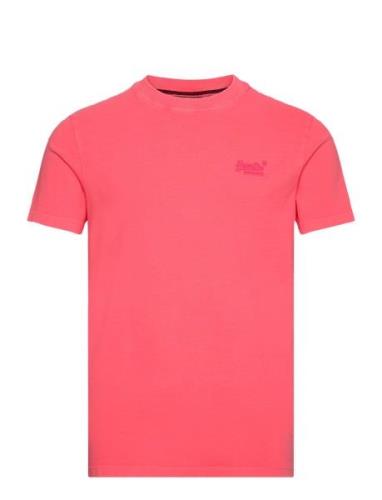 Essential Logo Emb Neon Tee  Superdry