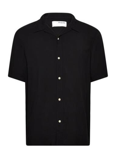 Slhrelax-Karlsson Shirt Ss Black Selected Homme