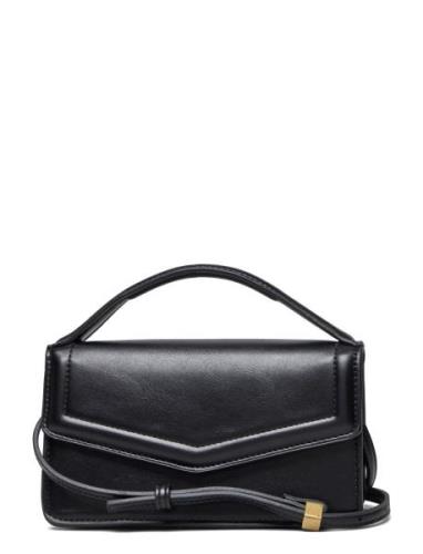 Rectangular Bag With Flap Black Mango