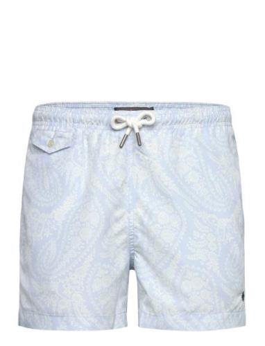 Paisley Bathing Trunks Blue Morris