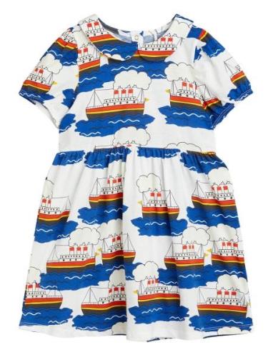 Ferry Aop Ss Dress Patterned Mini Rodini