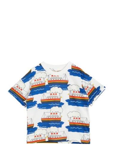 Ferry Aop Ss Tee Patterned Mini Rodini