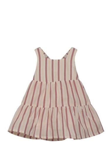 Dress Yd Stripe Beige En Fant