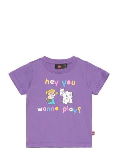 Lwtay 201 - T-Shirt S/S Purple LEGO Kidswear