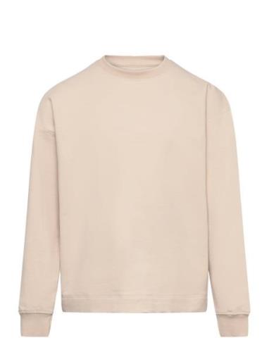 Sweatshirt Ls Solid Beige Huttelihut