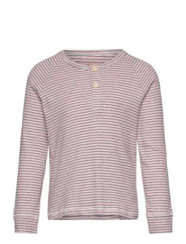 Striped Long Sleeve Grandad Patterned Copenhagen Colors