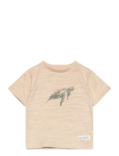 T-Shirt Ss Slub Beige En Fant