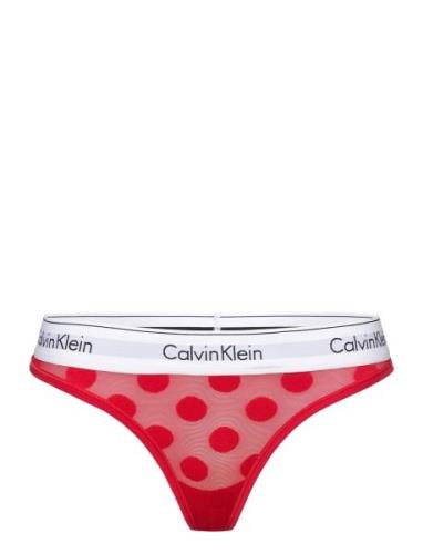 Thong Red Calvin Klein