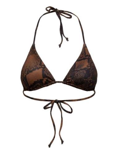 Pilgz Bikini Top Brown Gestuz